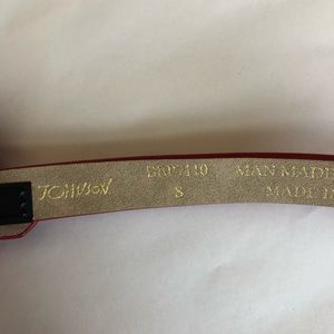 Betsey Johnson Accessories - Betsey Johnson Red Leather Belt Betsey Johnson Accessories - Betsey Johnson Red Leather Belt